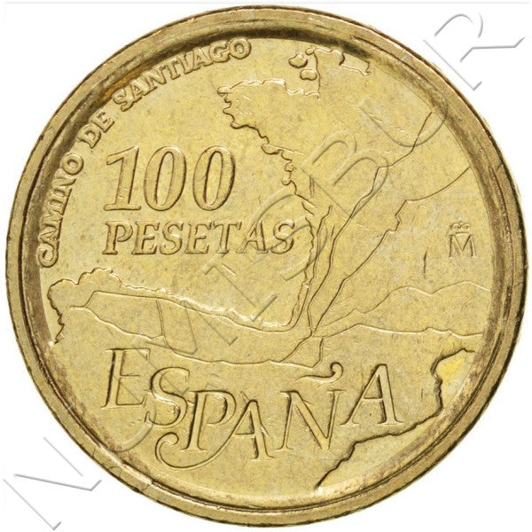 100 pesetas ESPAÑA 1993 - Camino de Europa S/C