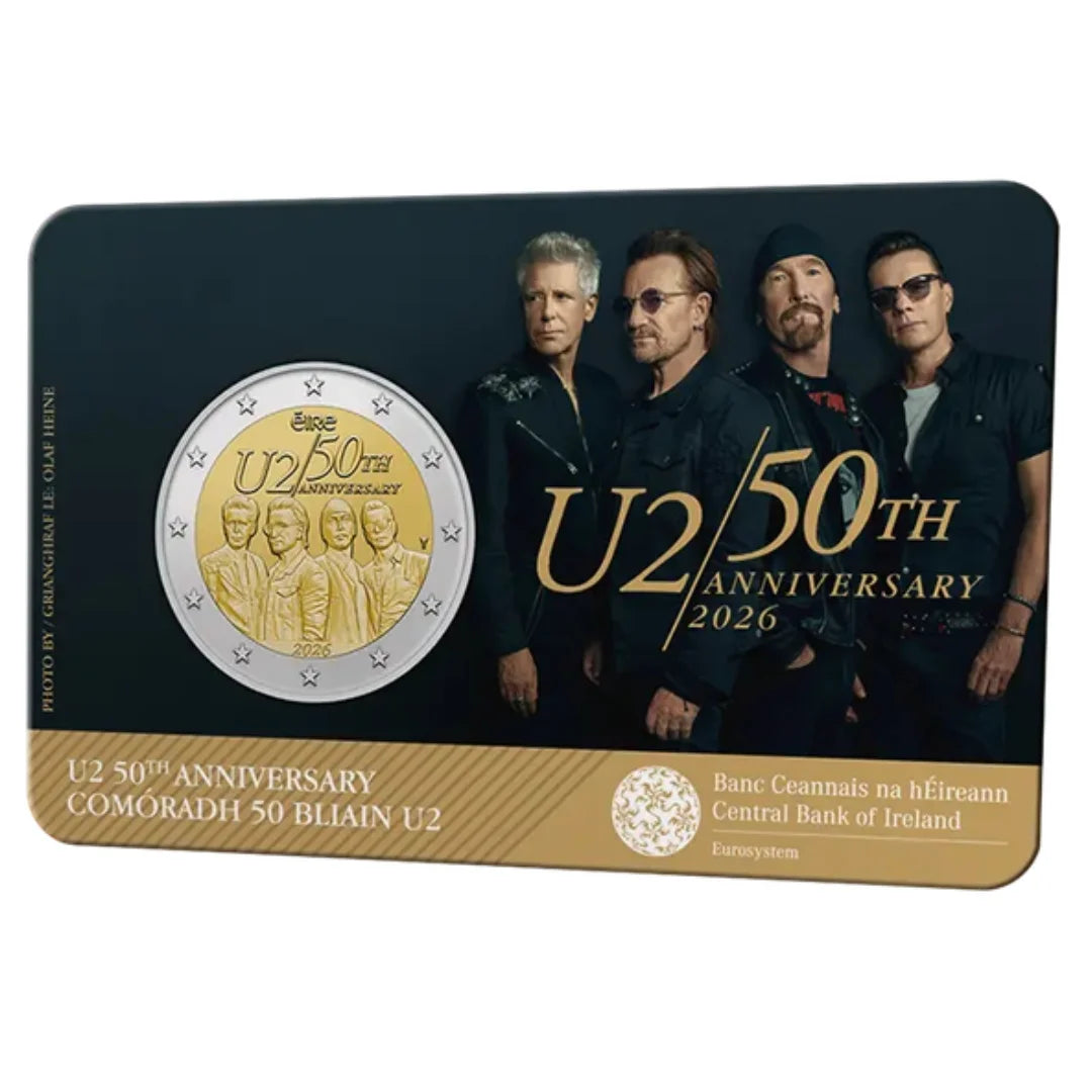 2 euros Irlanda 2026 - U2 BU