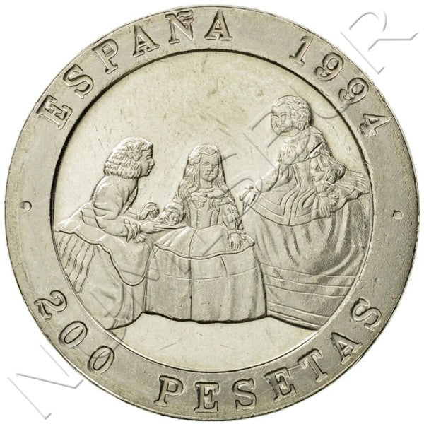 200 pesetas ESPAÑA 1994 - Meninas S/C