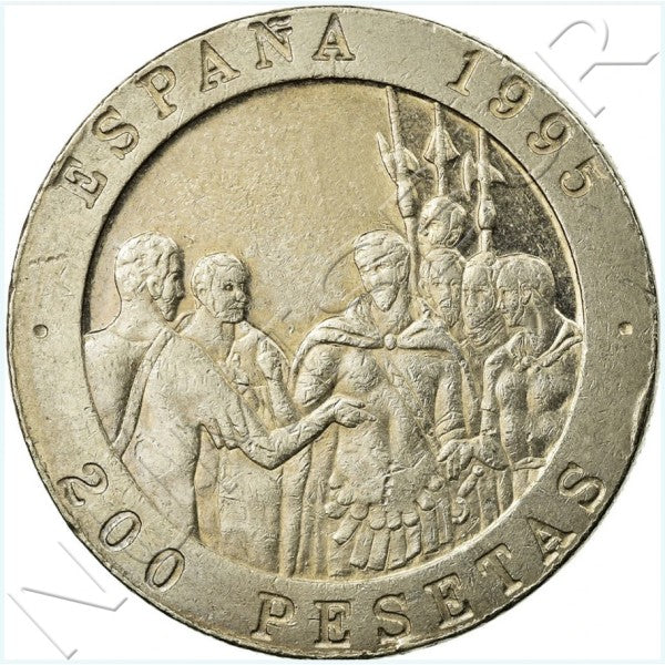 200 pesetas ESPAÑA 1995 - Martirio de San Mauricio Murillo S/C