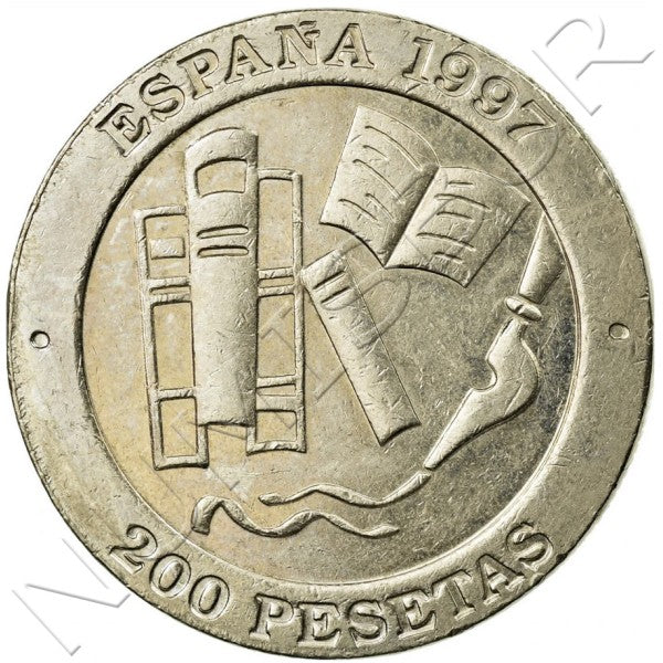 200 pesetas ESPAÑA 1997 - Jacinto Benavente S/C