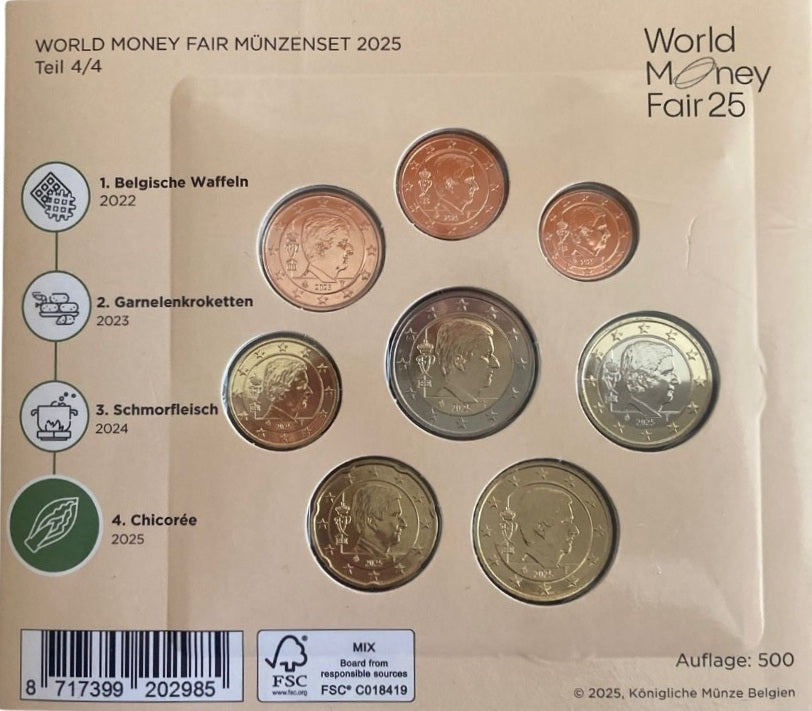 Euroset BELGICA 2025 - WMF '25 ACHICORIA - CHICORÉE 500 UNIDADES
