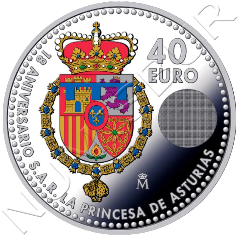 (RESERVATION) 40 euros SPAIN 2023 - Princess of Asturias Leonor de Borbón y Ortiz