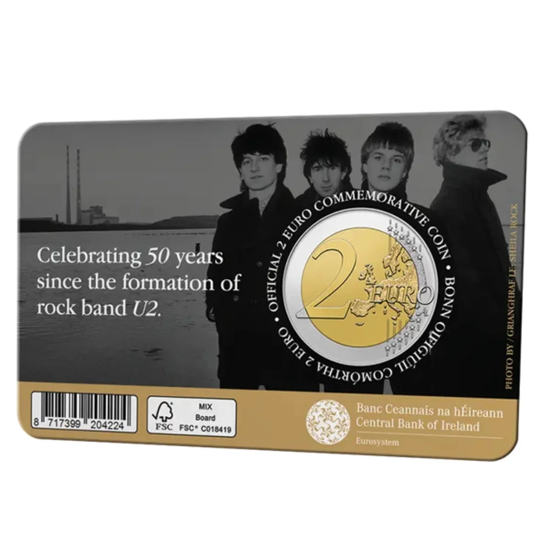 2 euros Irlanda 2026 - U2 BU