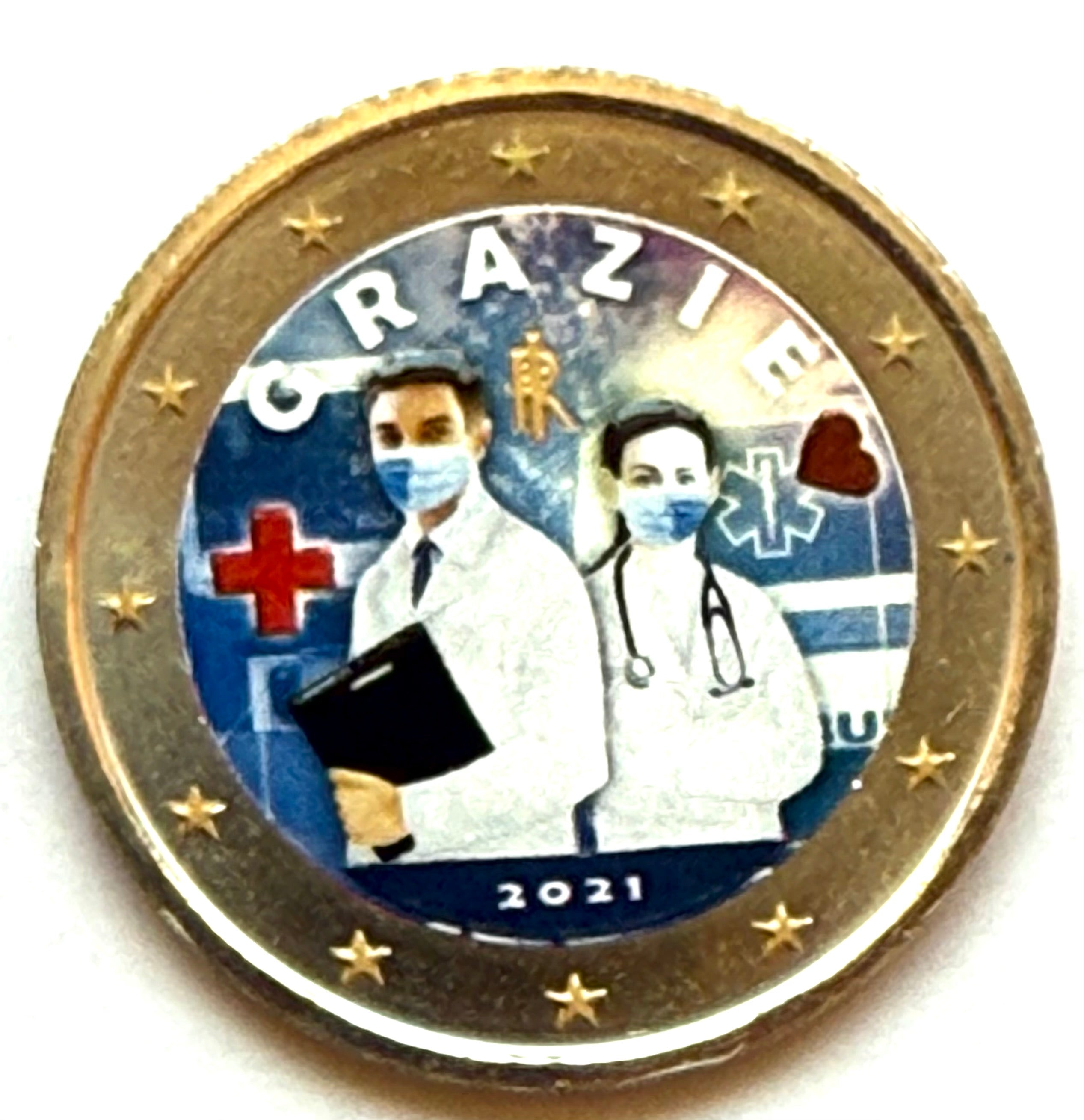 2 euros ITALIA 2021 - Profesionales Sanitarios 