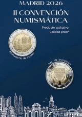 2 euros ESPAÑA 2026 - Coincard Madrid 2026 II Convención Numismática (500 UNIDADES)